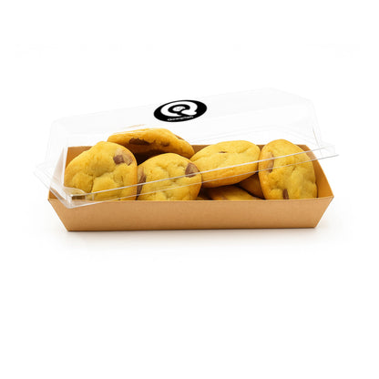 EGGNO Mini cookies - Belgian dark chocolate chips (1 box of 10 mini cookies)