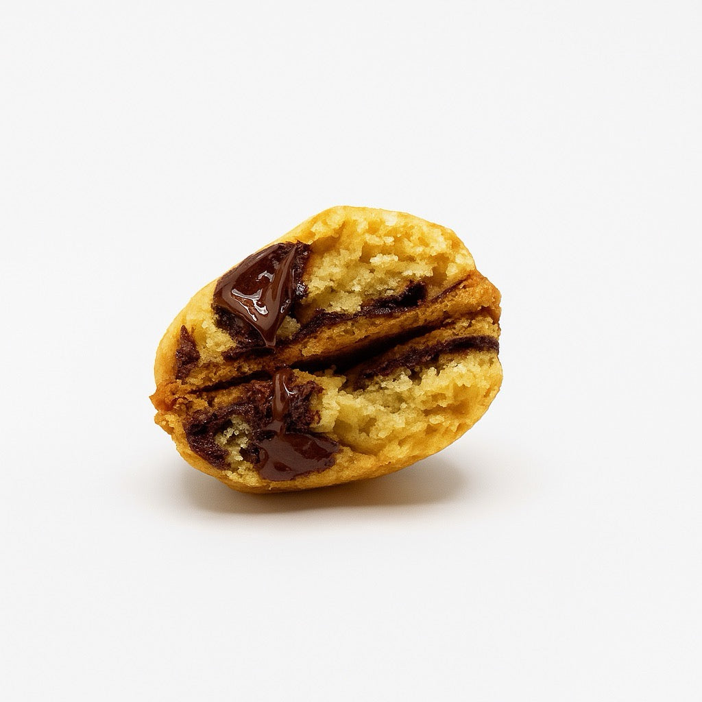 EGGNO Mini cookies - Belgian dark chocolate chips (1 box of 10 mini cookies)